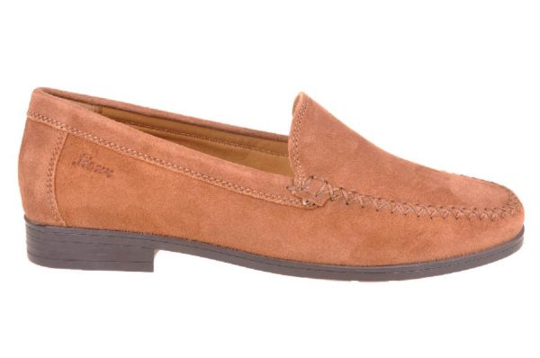Sioux mocassin cognac suede