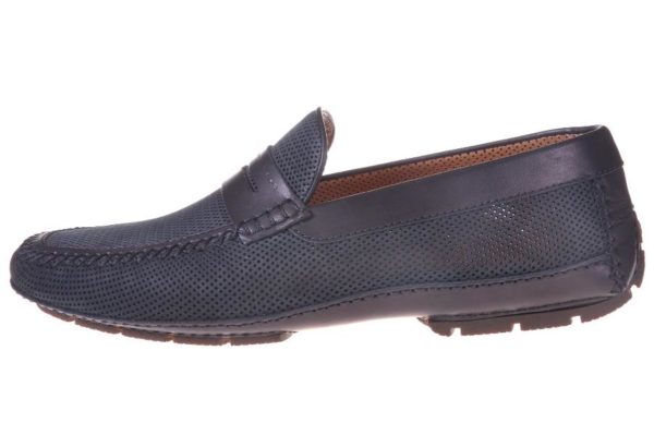Moreschi automocassin zwart nubuck geperforeerd - Afbeelding 2