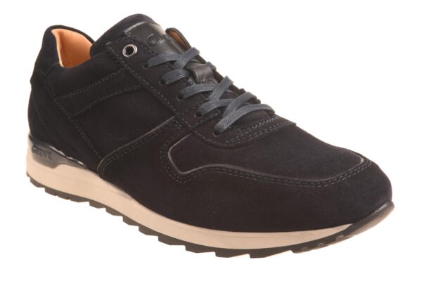 Greve sneaker donkerblauw suede met bijpassende riem - Afbeelding 2