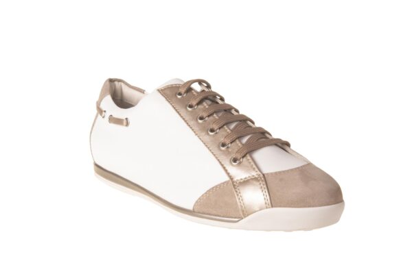 La Cabala veterschoen wit taupe combinatie met uitneembaar voetbed - Afbeelding 2