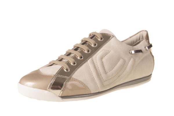 La Cabala veterschoen beige taupe lakneus met uitneembaar voetbed - Afbeelding 2