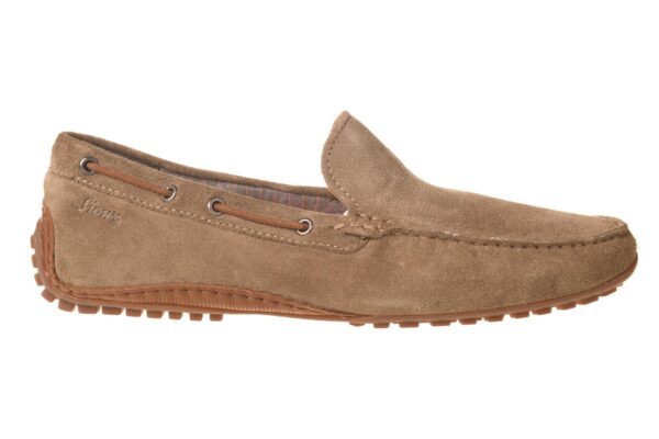 Sioux suede taupe automocassin