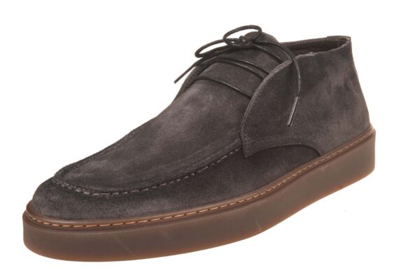 Giorgio antraciet suede halfhoge veterschoen - Afbeelding 2