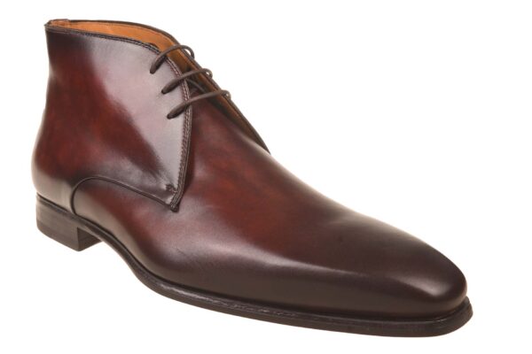 Magnanni donkerbruin leren veterboot - Afbeelding 2