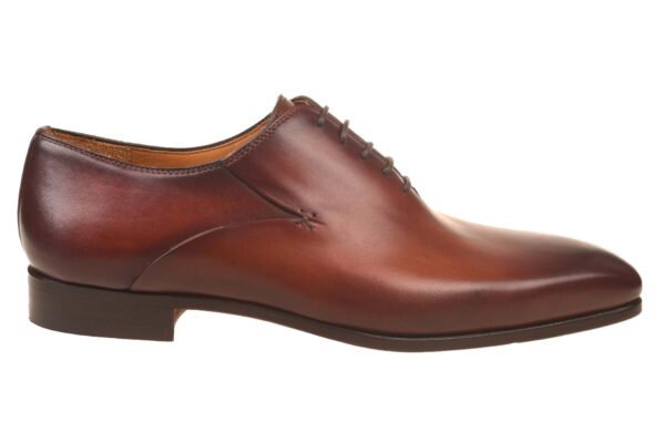 Magnanni cognac geklede leren veterschoen