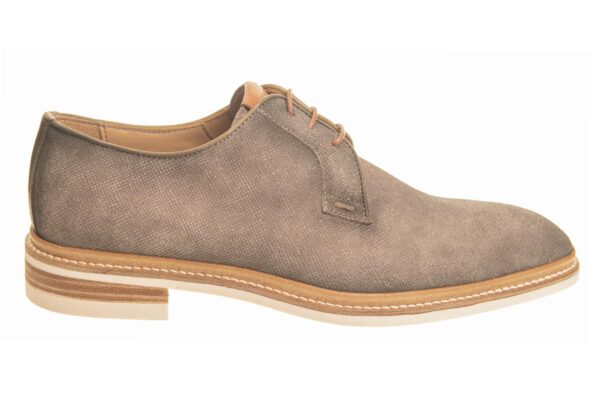 Giorgio veterschoen suede grijsgroen
