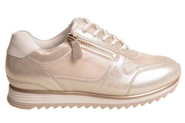 Hassia sneaker leer goud en rose comfort fit