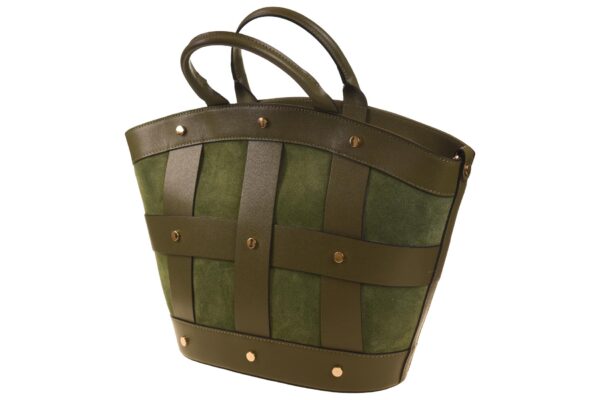2625 Notaro luxe shopper groen combi