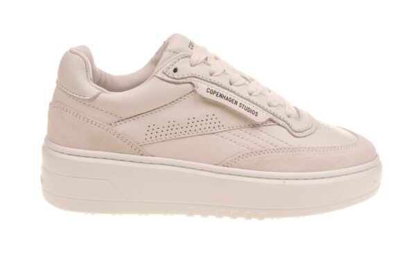 Copenhagen sneaker wit suede neus