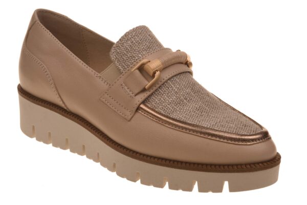 DL Sport beige instap met textiel inzet - Afbeelding 2