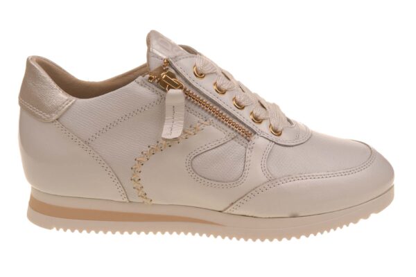 DL Sport sneaker wit lak en leer