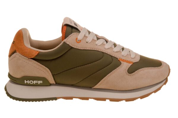 Hoff sneaker groen beige combi