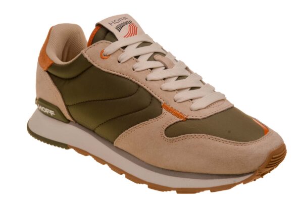 Hoff sneaker groen beige combi - Afbeelding 2