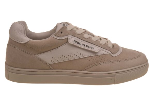 Copenhagen sneaker lichtgrijs wit suede combi