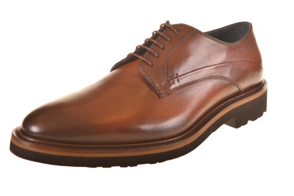 Lorenzi bruine veterschoen met strevige zool - Afbeelding 2