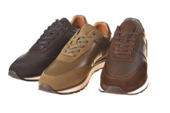 State of Art sneaker groen leer een suede