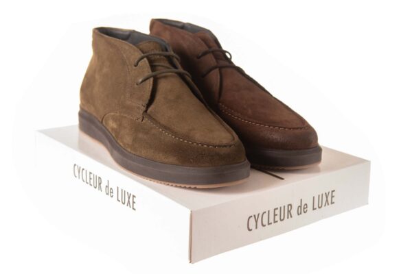 Cycleur de Luxe veterboot groen suede - Afbeelding 2