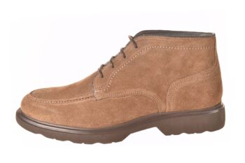 Cycleur de Luxe veterboot taupe suede met dikke zool