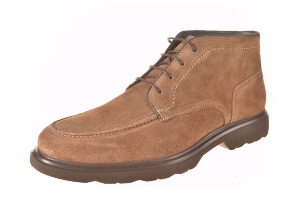 Cycleur de Luxe veterboot taupe suede met dikke zool - Afbeelding 2