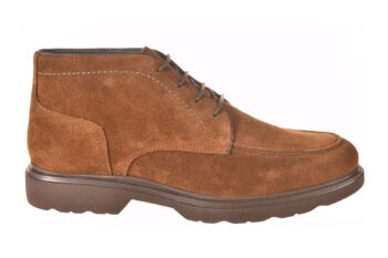 Cycleur de Luxe veterboot cognac suede met dikke zool