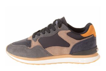Hoff sneaker blauw grijs combi
