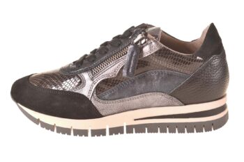 DL Sport sneaker zwart grijs combi