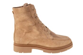 DL Sport veterboot beige suede met vachtinzet