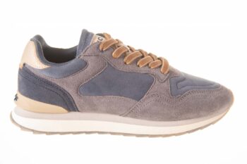 Hoff sneaker blauw grijs combi