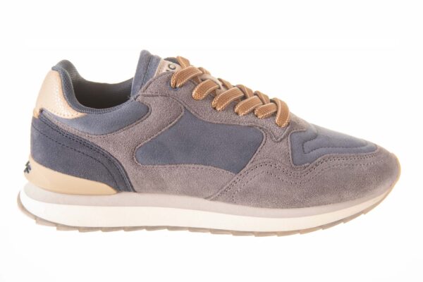 Hoff sneaker blauw grijs combi