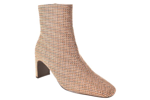La Strada laarsje pied de poule beige goud - Afbeelding 2