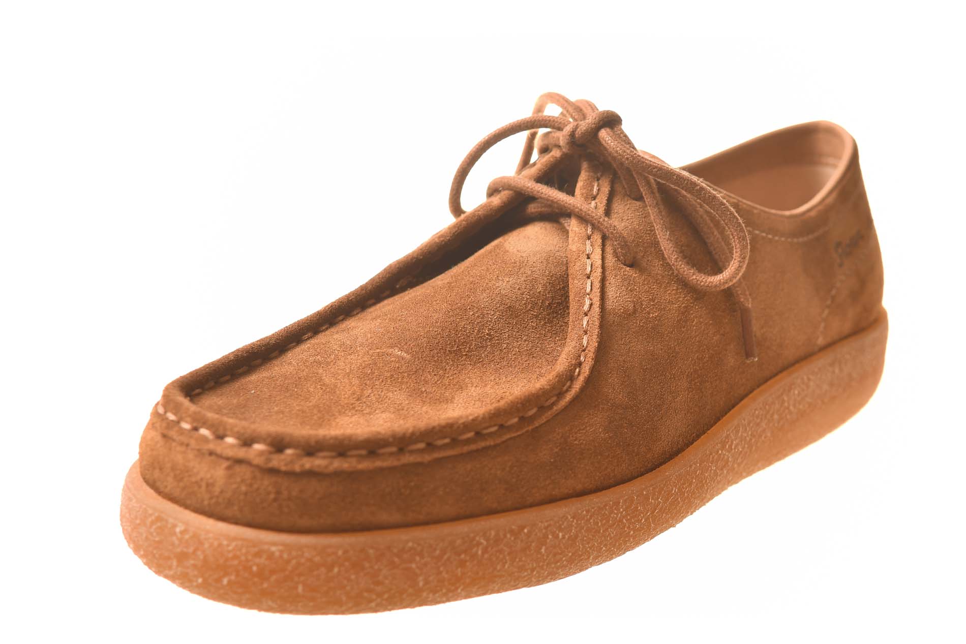 Sioux veterschoen crepezool cognac suede - Afbeelding 2
