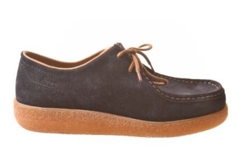 Sioux veterschoen crepezool donkerblauw suede