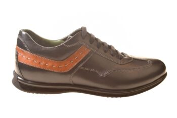 Galizio Torresi sneaker blauw bruin leer