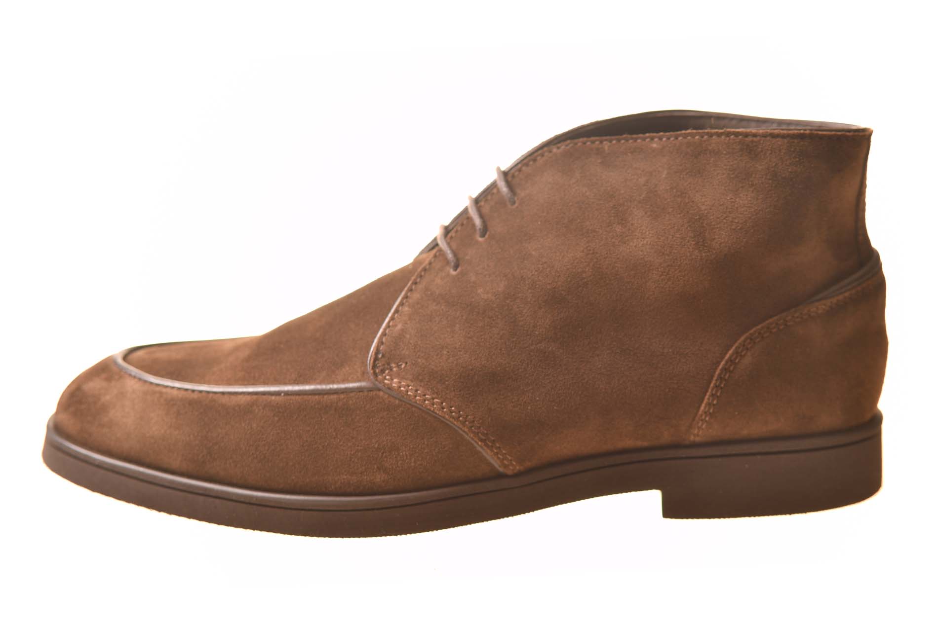 Greve donker bruin suede boot met lichtgewicht zool