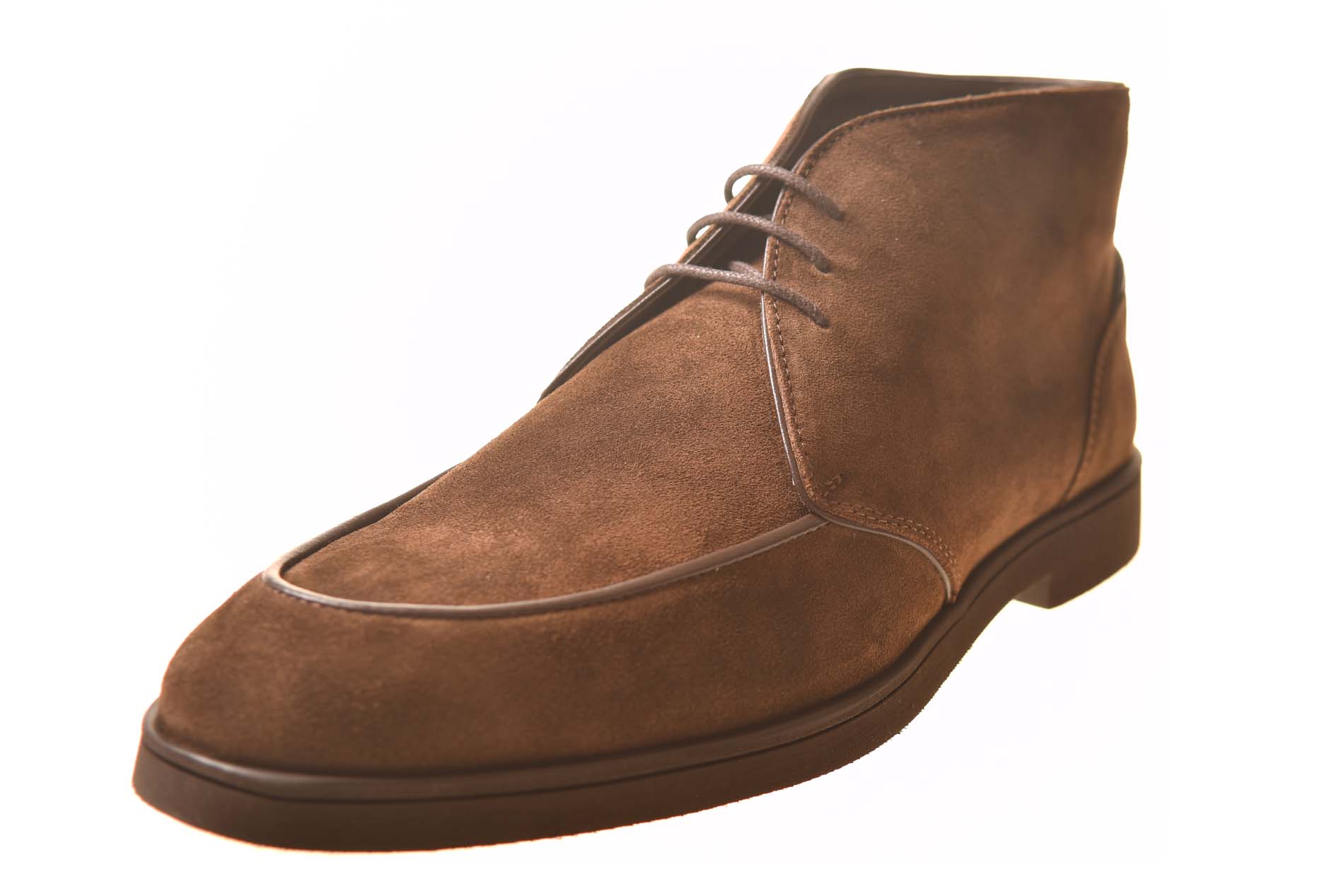 Greve donker bruin suede boot met lichtgewicht zool - Afbeelding 2