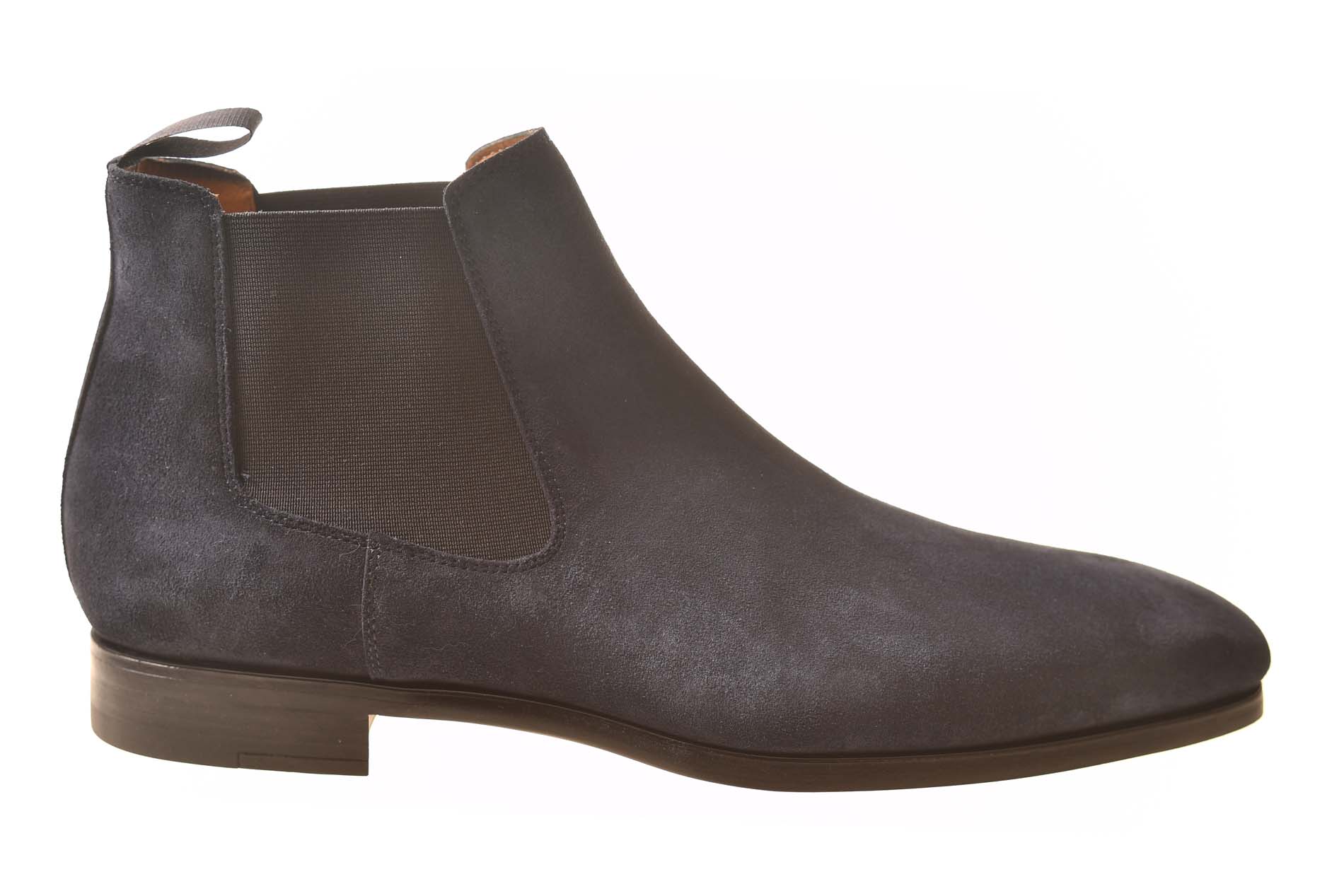 Magnanni donkerblauw suede chelseaboot