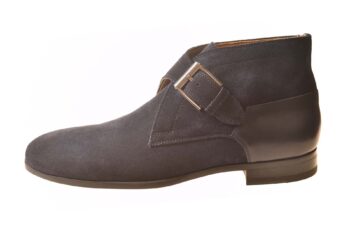 Magnanni donkerblauw suede boot met gesp