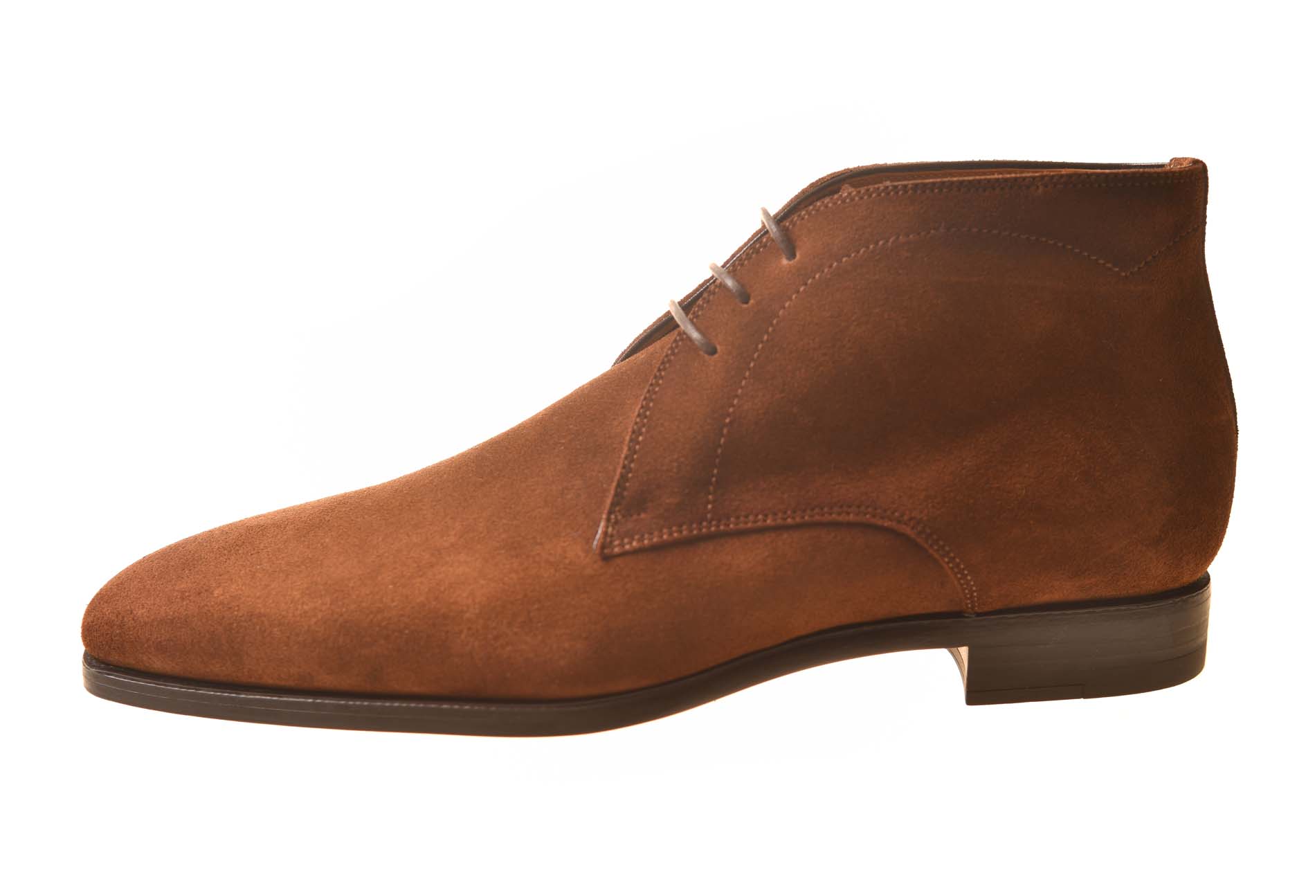 Magnanni cognac suede veterboot