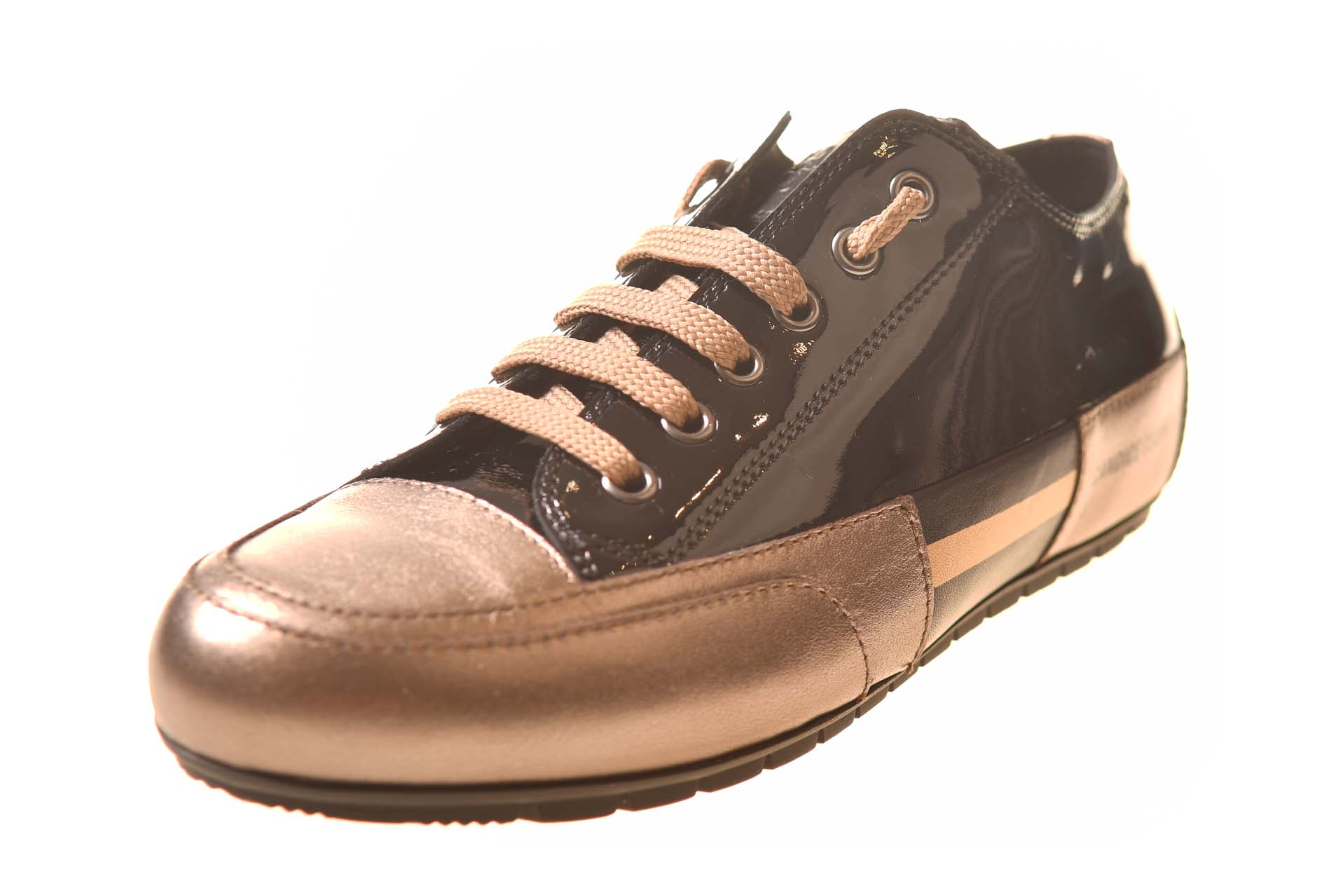 Candice Cooper verterschoen donkerbruin lak met brons - Afbeelding 2