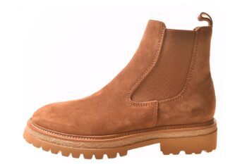 Alpe chelseaboot cognac suede