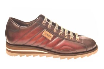 Harris veterschoen bordeaux rood leer