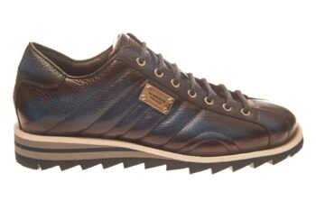 Harris veterschoen blauw leer