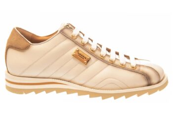 Harris veterschoen wit beige leer