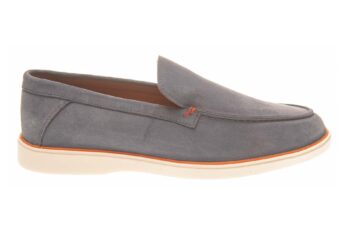 San Rossini loafer lichtblauw suede