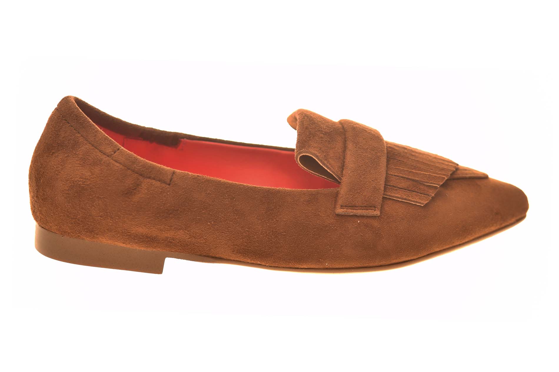 BR Loafer jamboree-klep cognac bruin suede