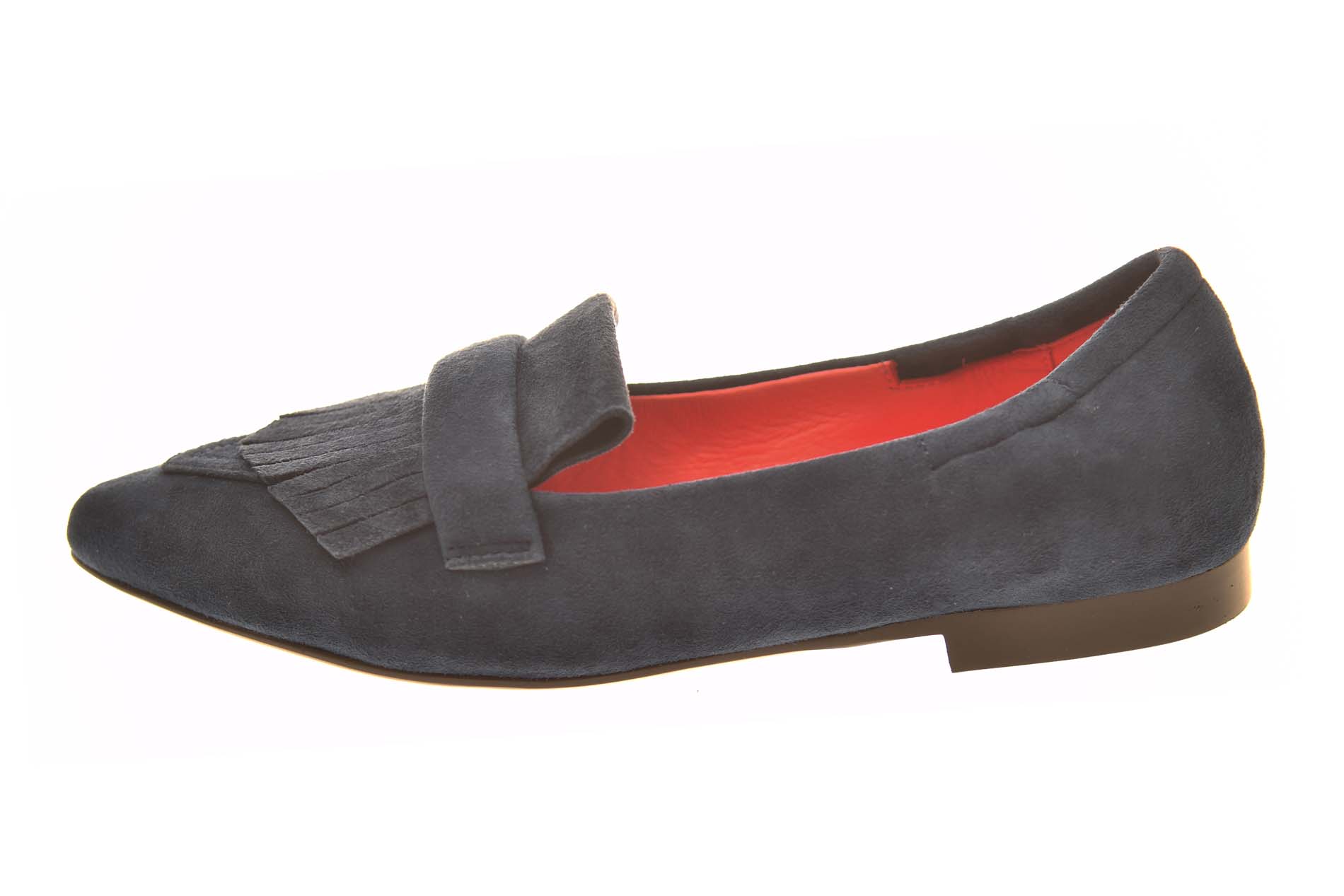 BR Loafer jamboree-klep jeansblauw suede