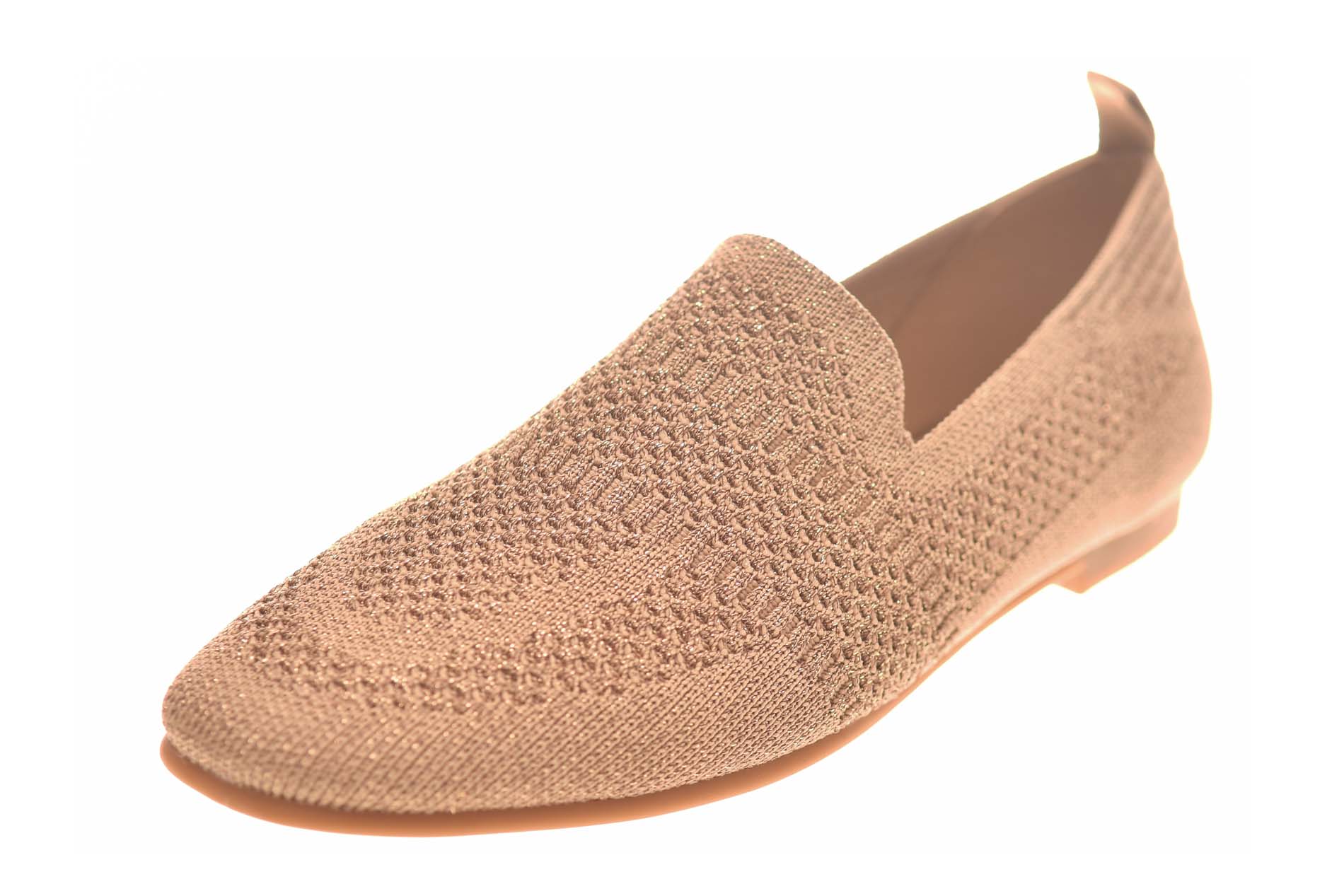 La Strada loafer cognac goud elastisch mesh - Afbeelding 2