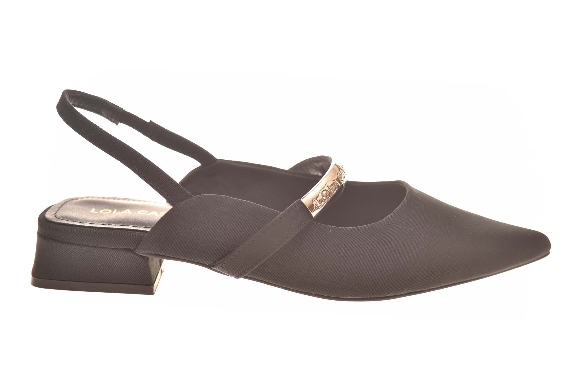 Lola Casademunt slingback zwart stof