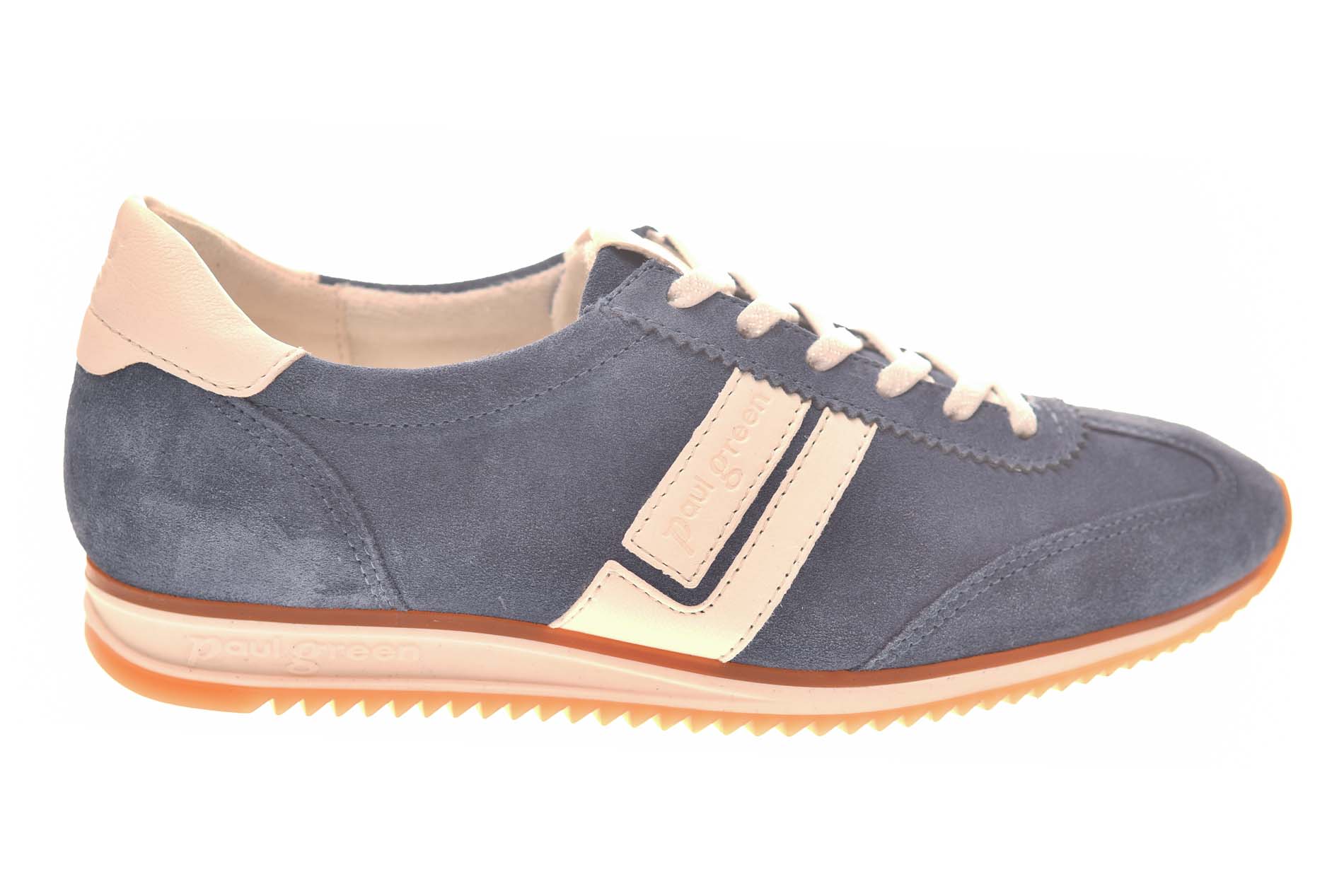 Paul Green veterschoen jeansblauw suede