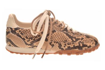 Boax sneaker beige bruin slangprint